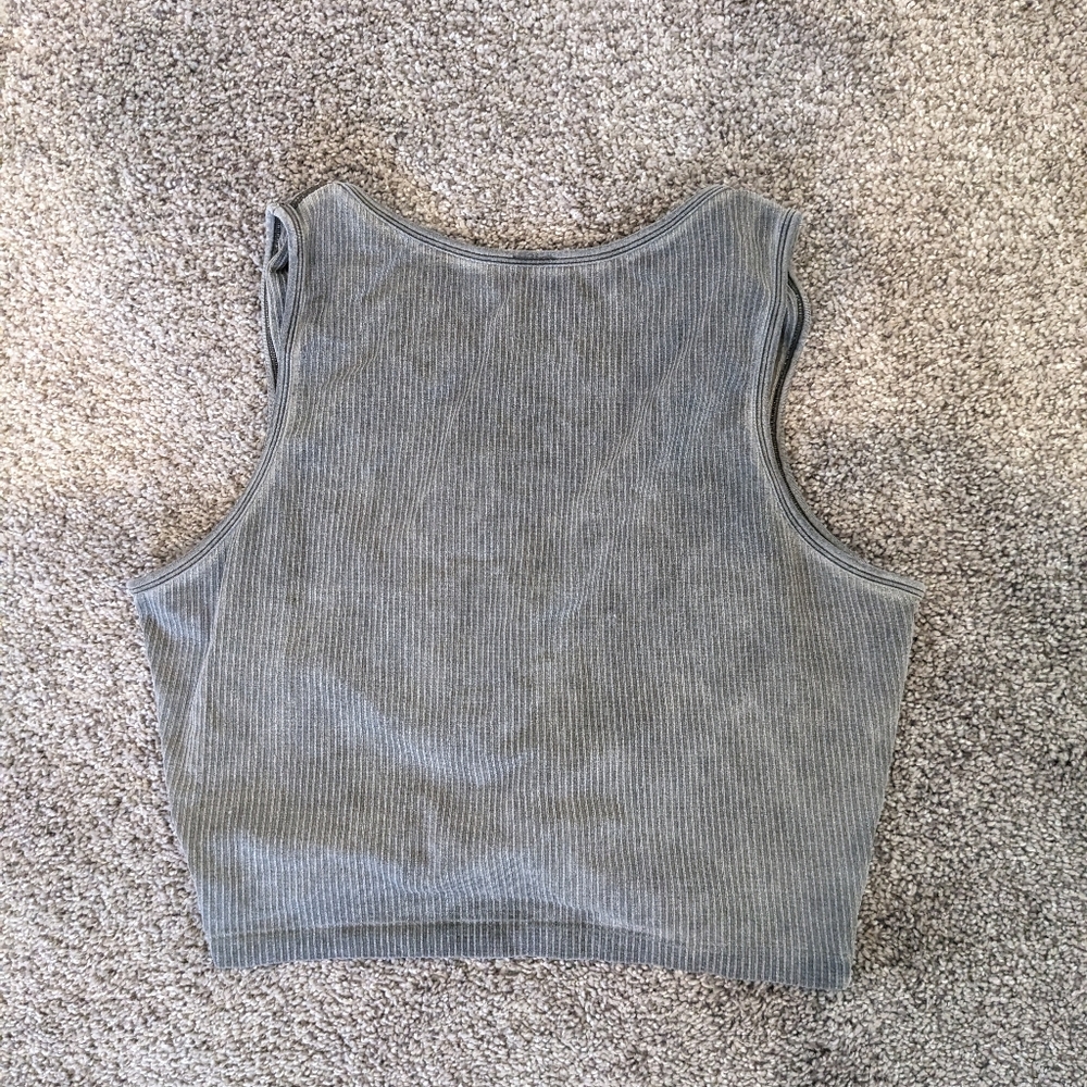 Sage Green Twist Tank - Picture 2 of 2